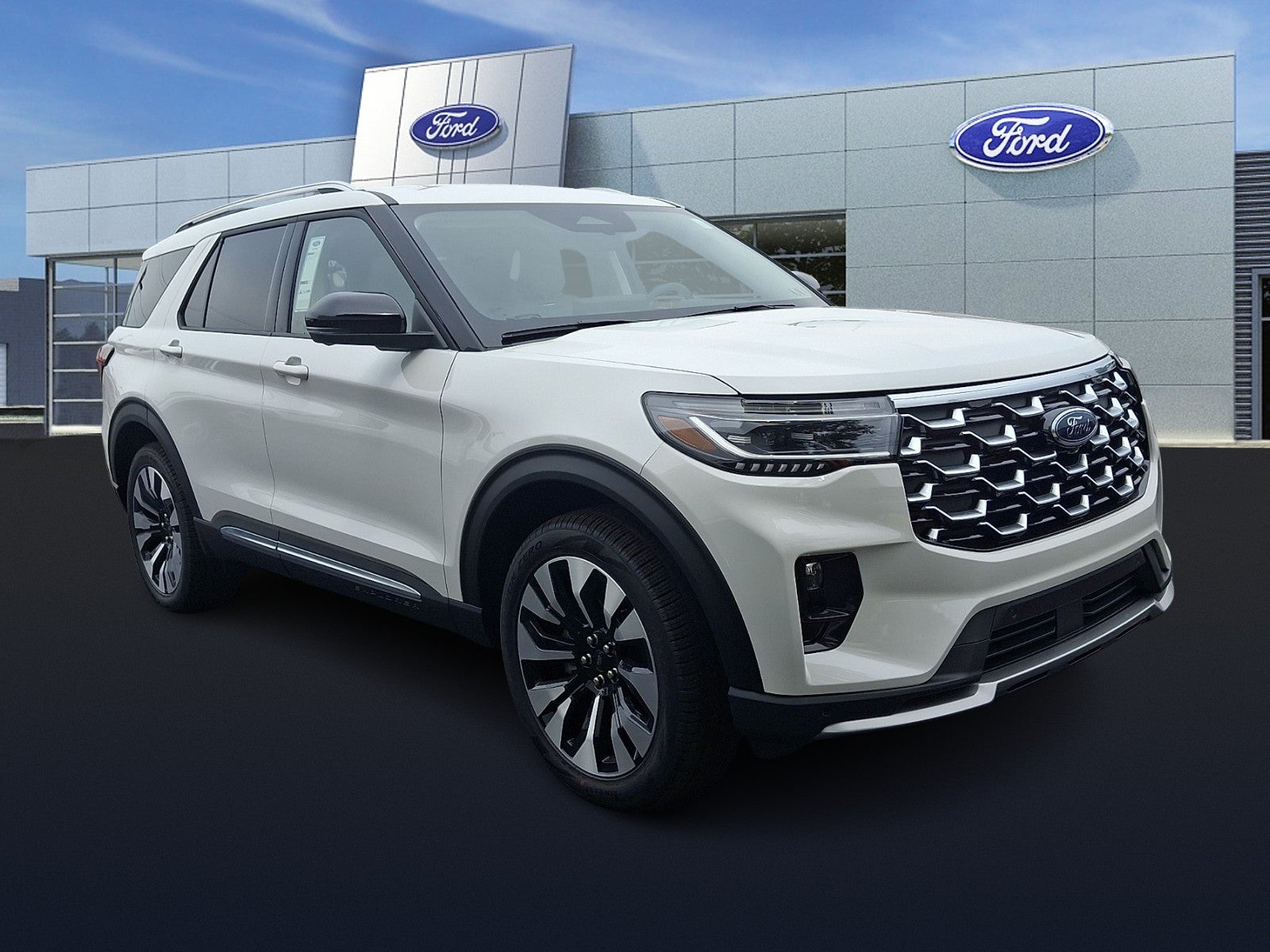 2026 Ford Explorer — rear three-quarter view